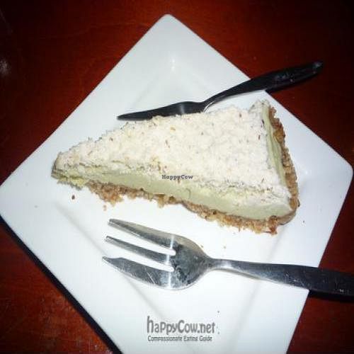Raw Food - Lime Cake at Golden Temple in Amsterdam