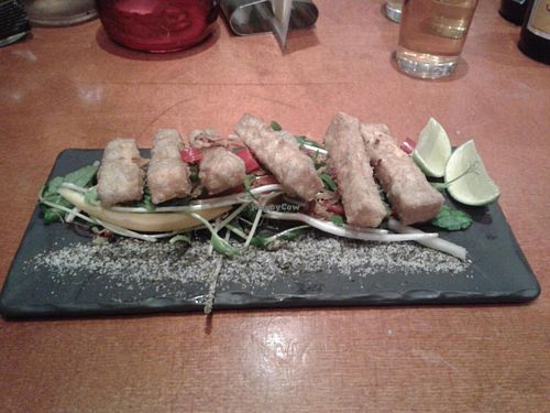 Salt and pepper grilled tofu at Golden Temple in Amsterdam