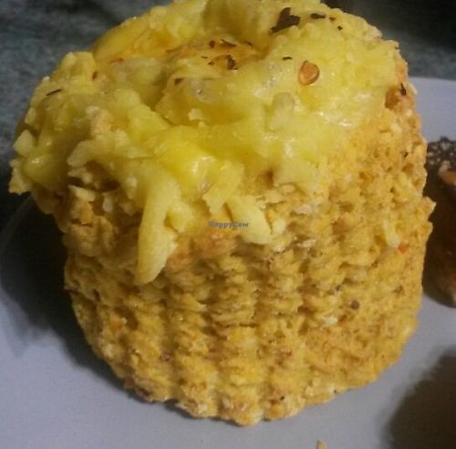 Chilli cheese scone at Square Roots in Whitley Bay