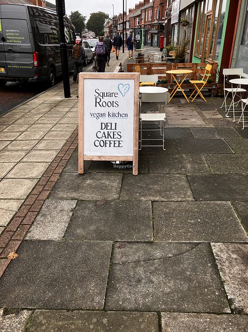 The entree  at Square Roots in Whitley Bay