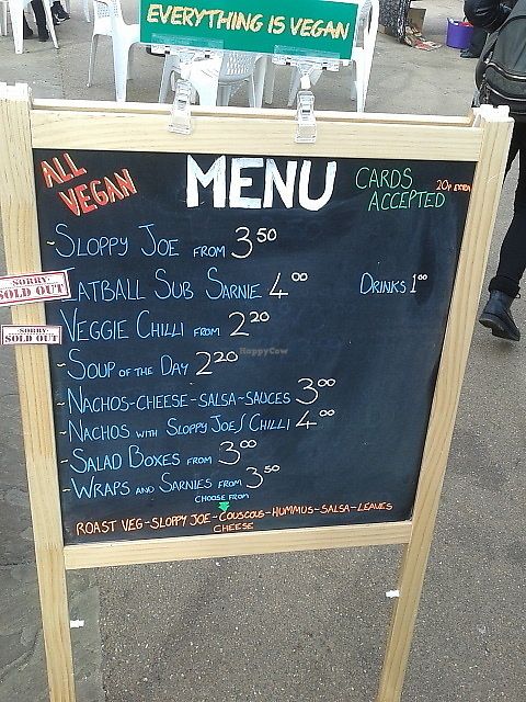 Menu at Square Roots in Whitley Bay