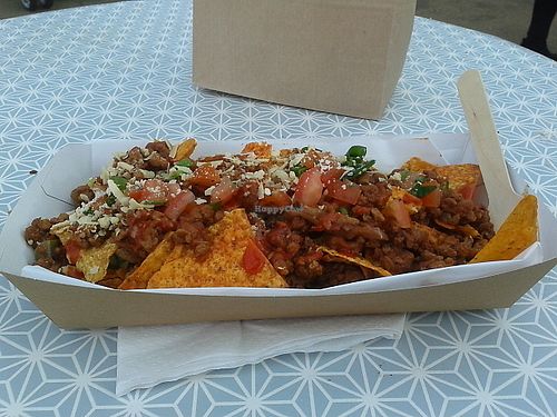 Nachos with sloppy Joes chilli at Square Roots in Whitley Bay