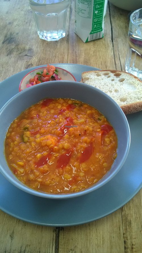 Sweet potato daal at Square Roots in Whitley Bay