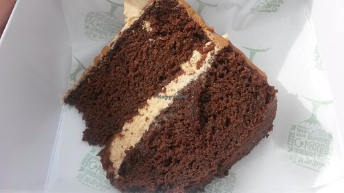 Chocolate, caramel and biscoff cake at Square Roots in Whitley Bay