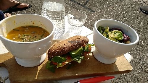 3 of a kind meal combo (great salad!) at Hartelijk Hoofddorp in Hoofddorp