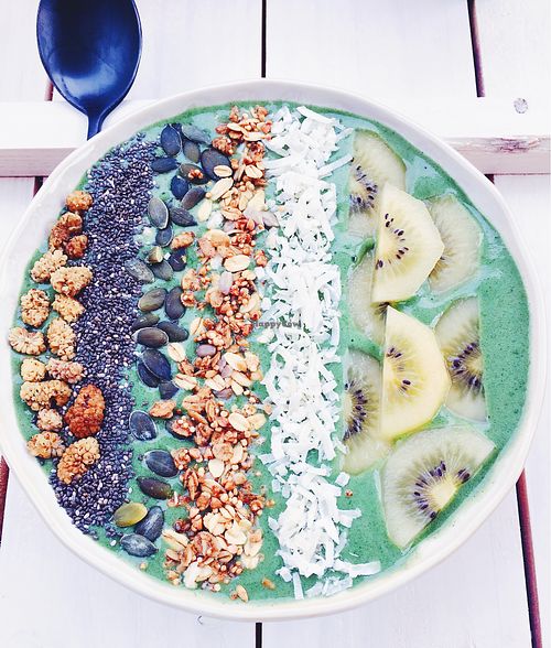 Smoothie bowl at Oh My Greens in Montpellier
