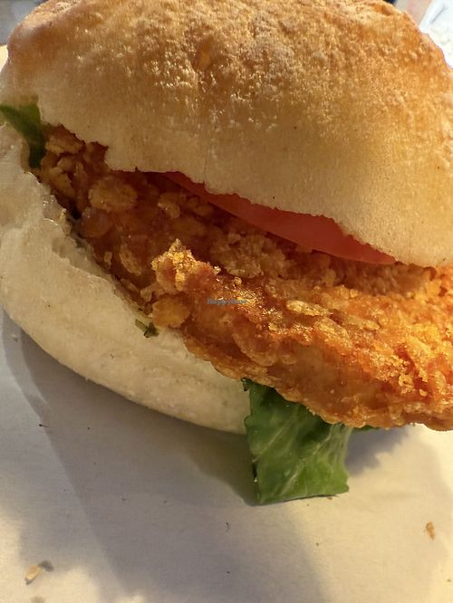 vegan chicken  at backWERK in Chemnitz