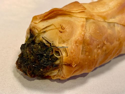 vegan spinach boerek finger at backWERK in Chemnitz