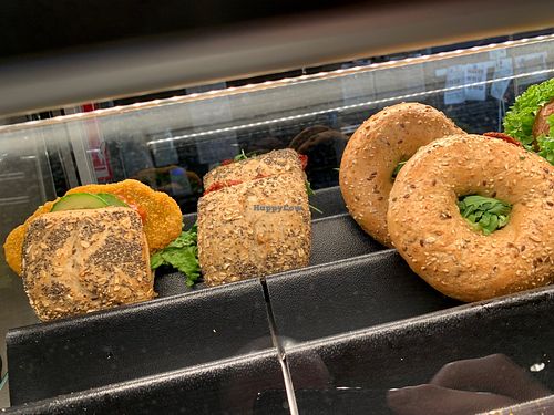 vegan snack items at backWERK in Chemnitz