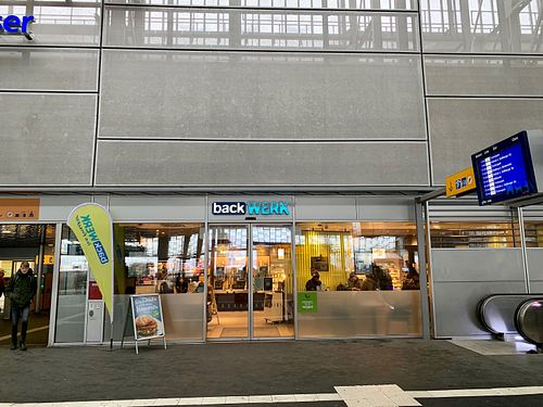 outside at backWERK in Chemnitz