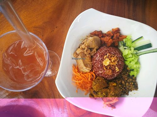 Vegan Buddha Bowl at Living Kitchen Bali in Canggu