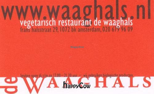  at De Waaghals in Amsterdam