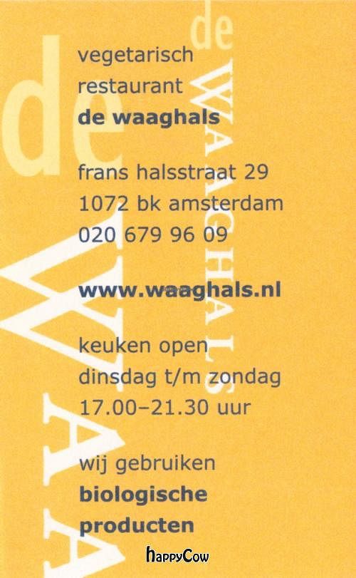  at De Waaghals in Amsterdam