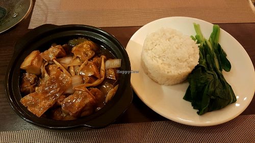 Tofu hot pot at Swans Gone Raw in Hanoi