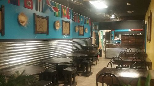 Bright, colorful, cheery interior of Caribbean Connection at Caribbean Connection in Lewisburg