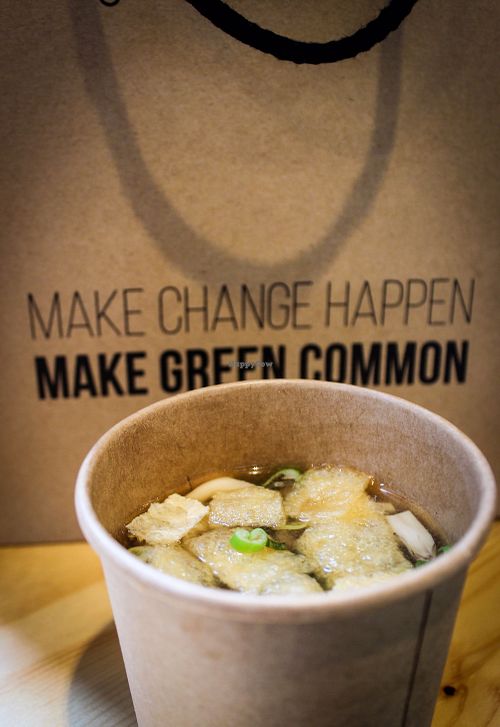 miso soup at Green Common - The Forest in Kowloon