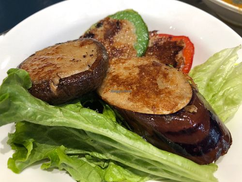 Stuff 3 Treasures (Capsicum, Mushroom and Eggplant) at Green Common - The Forest in Kowloon