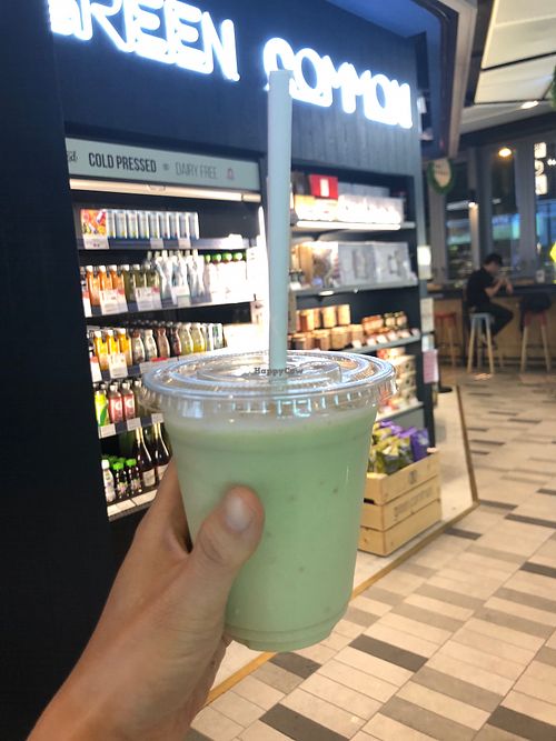Avocado flaxseed almond milk shake  at Green Common - The Forest in Kowloon