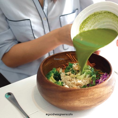 Goddess Bowl with Warm Basil Broth  at La Juiceria Superfoods Xpress - Avenue K in Kuala Lumpur
