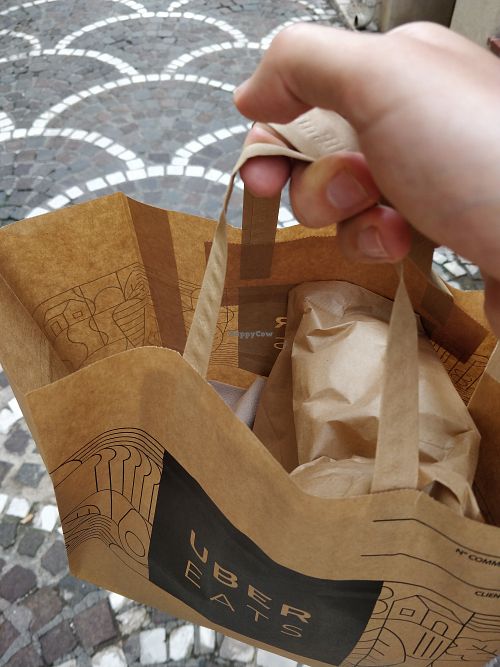 Take away at The Green Burger Factory in Antibes