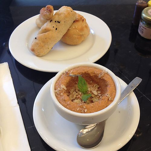 delicious Catalan dip! at Sea Salt Bakery & Cafe in Cairo