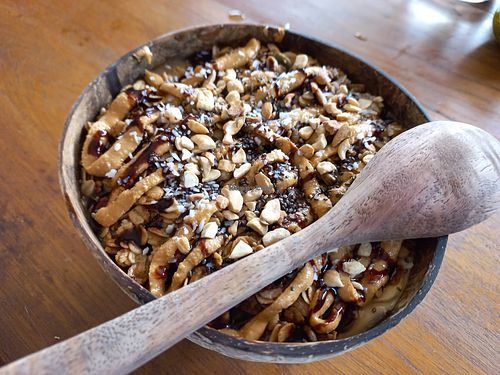 Best snickers bowl in the world! at Bom Bowls in Pai