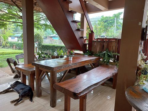 Seating at Bom Bowls in Pai