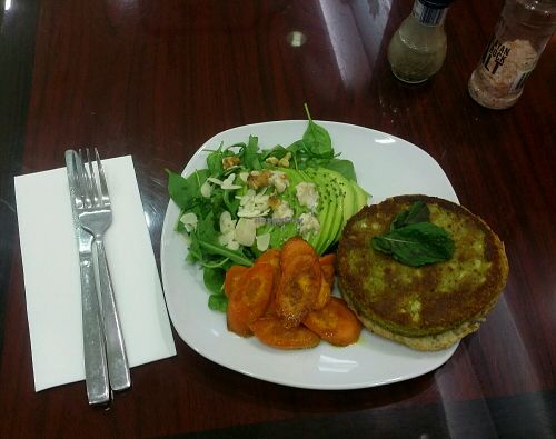 breakfast at Orchid Vegetarian Cafe in Surfers Paradise