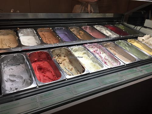 Options  at Veganista Ice Cream V in Vienna