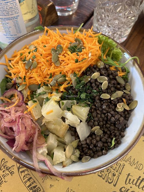 Buddha bowl  at Mangiamore in Reggio Emilia