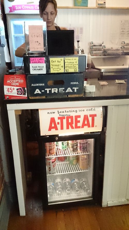 The inside  at Bank Street Creamery in Easton