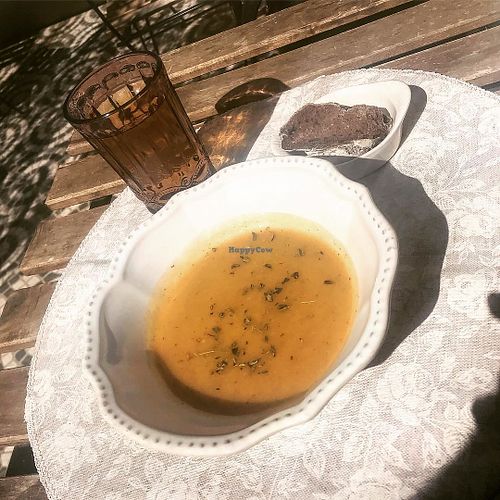 Veggie soup at O Porto dos Gatos in Porto