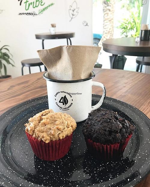 Vegan muffins  at 4 Estaciones Comida Saludable in La Paz