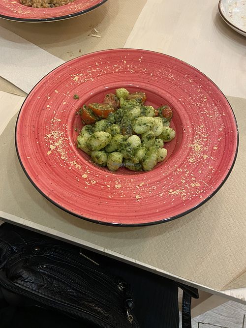 Pesto gnocchi  at Veggie Penguin in Tenerife