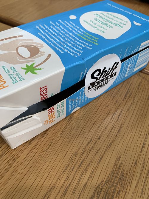 thoughtful takeaway packaging   at Shift Eatery in Surry Hills