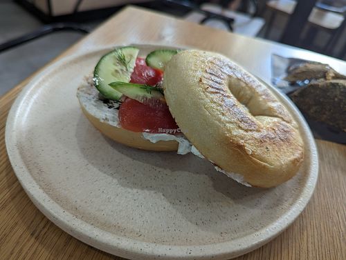 Bagel and lox ❤️ at Shift Eatery in Surry Hills