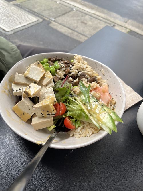 Poke bowl  at Shift Eatery in Surry Hills