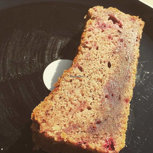 Vegan raspberry & mint cake at The Wilds in North London