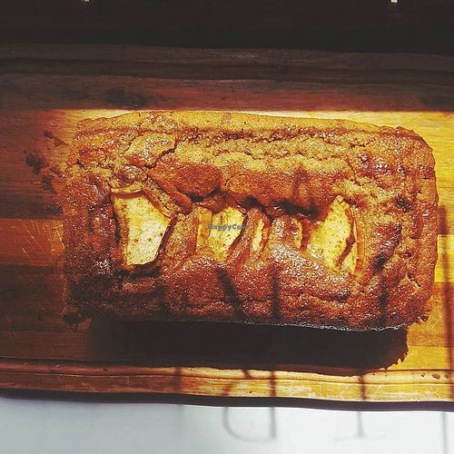 Vegan apple and cinnamon cake at The Wilds in North London