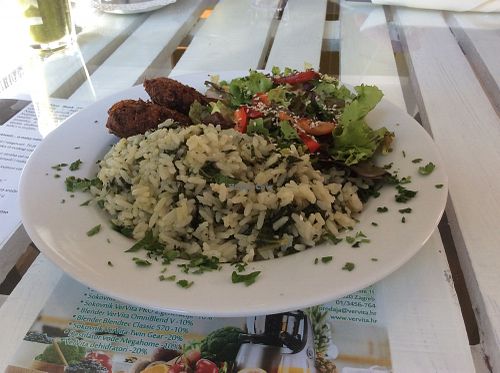 Trad food done vegan at Simple Green & Bake in Zagreb