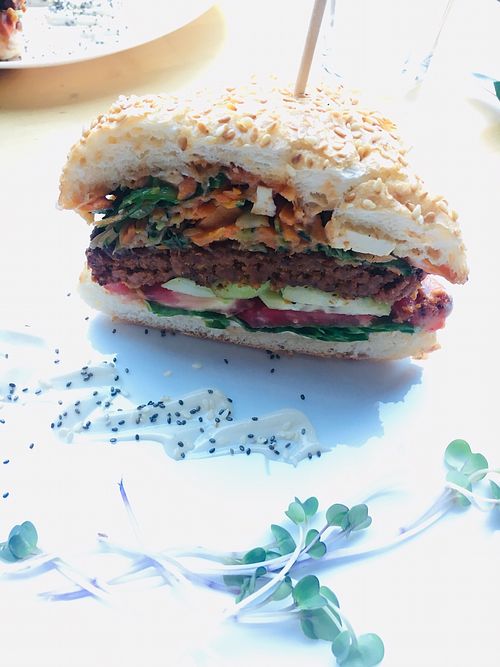 Big Vegan Burger  at Simple Green & Bake in Zagreb