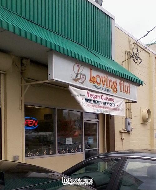 Entrance at Loving Hut in Seattle