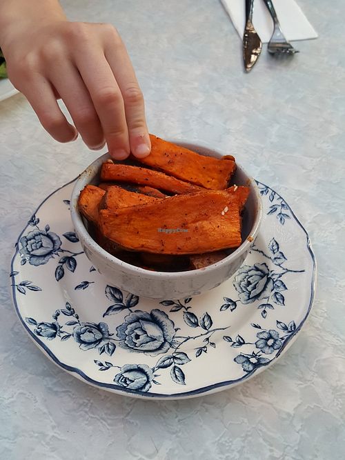 Sweet potato wedges (side) at The Fleurieu Pantry in Port Noarlunga