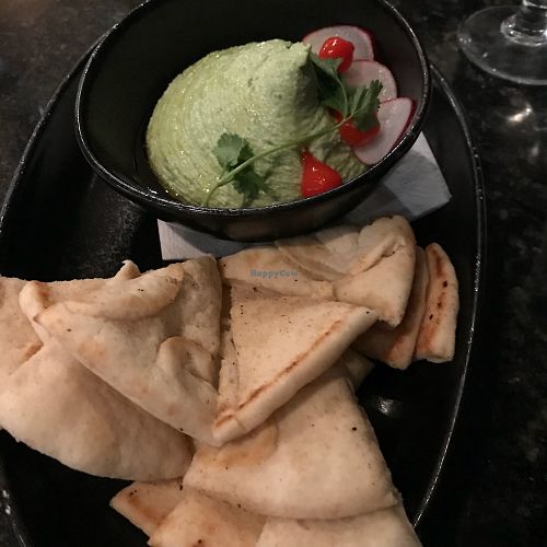 Hummus with pita  at Lighthouse Grill in Edgartown