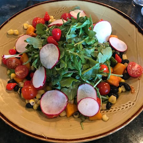 Butternut beans and corn salad at Lighthouse Grill in Edgartown