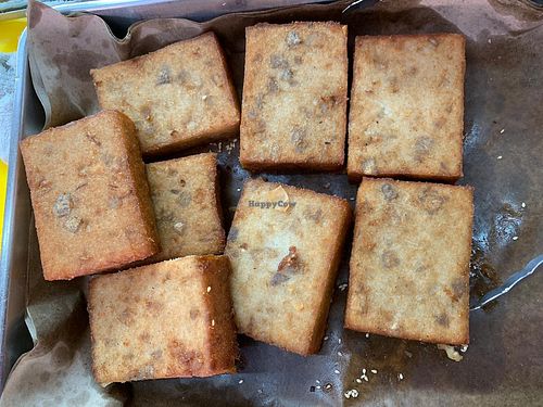 Yam cake
Photo by Henry Lau aka Mr Purple at Pong Tian Vegetarian  in Central Singapore