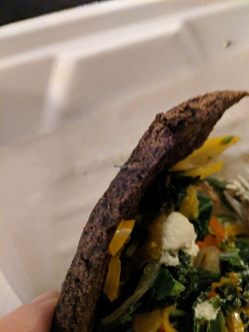 burnt and bitter :-( at Vgan Kitchen in Miami