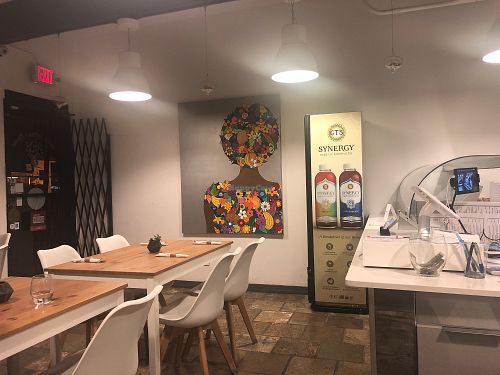 Relaxing atmosphere  at Vgan Kitchen in Miami
