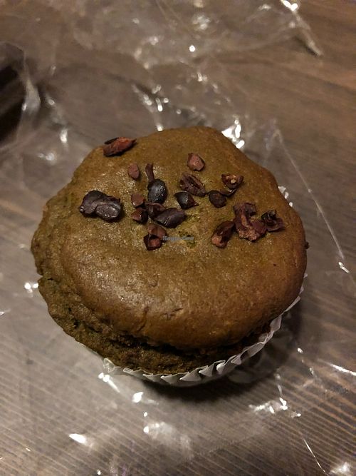 Matcha muffin  at Soiroum in Seoul