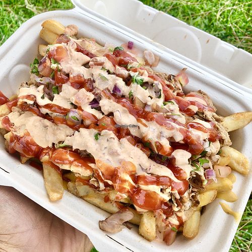 Loaded Fries at El Cocinero Restaurant in Van Nuys